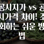 공시지가 vs 공시가격 차이! 조회하는 쉬운 방법