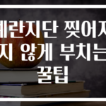 계란지단 찢어지지 않게 부치는 꿀팁