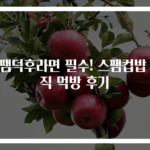 스팸덕후라면 필수! 스팸컵밥 솔직 먹방 후기