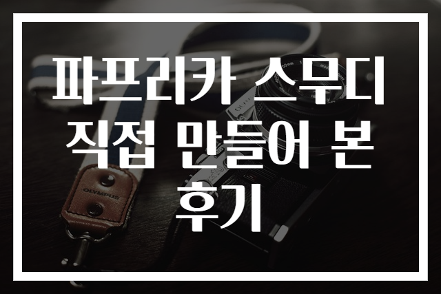 파프리카 스무디 직접 만들어 본 후기