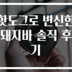 핫도그로 변신한 돼지바 솔직 후기