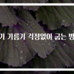 고기 기름기 걱정없이 굽는 방법