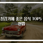기침감기에 좋은 음식 TOP5 실천법