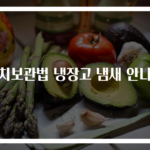 김치보관법 냉장고 냄새 안나게