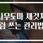 나무도마 새것처럼 쓰는 관리법