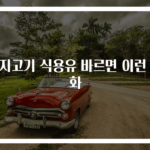 돼지고기 식용유 바르면 이런 변화