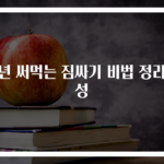 매년 써먹는 짐싸기 비법 정리완성