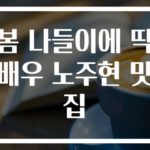 봄 나들이에 딱 배우 노주현 맛집
