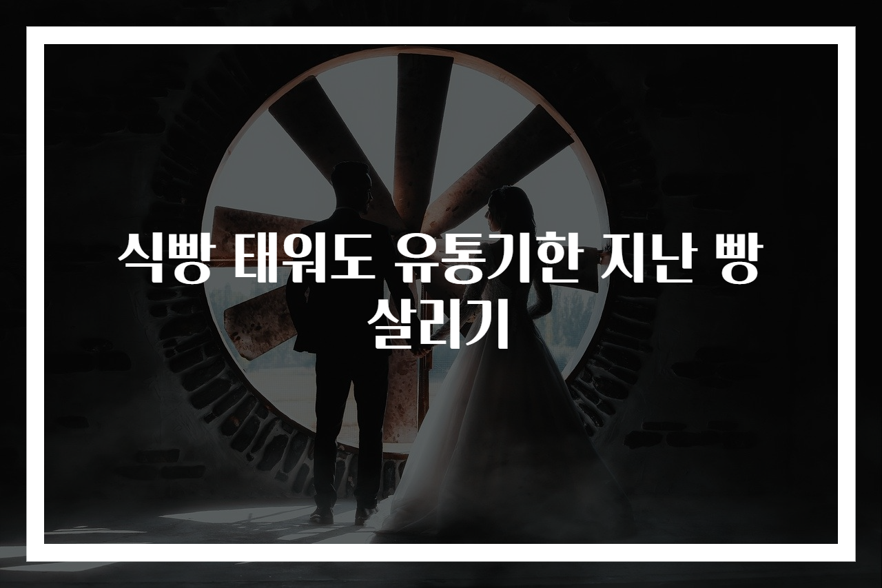 식빵 태워도 유통기한 지난 빵 살리기