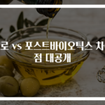 프로 vs 포스트바이오틱스 차이점 대공개