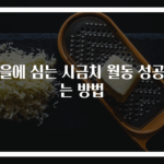 가을에 심는 시금치 월동 성공하는 방법
