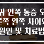 귀 안쪽 통증 오른쪽 왼쪽 차이와 원인 및 치료법