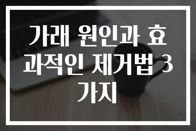 가래 원인과 효과적인 제거법 3가지