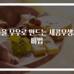 가을 무우로 만드는 새콤무생채 비법