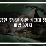 깔끔한 주방을 위한 싱크대 정리 비법 3가지