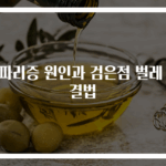 날파리증 원인과 검은점 벌레 해결법