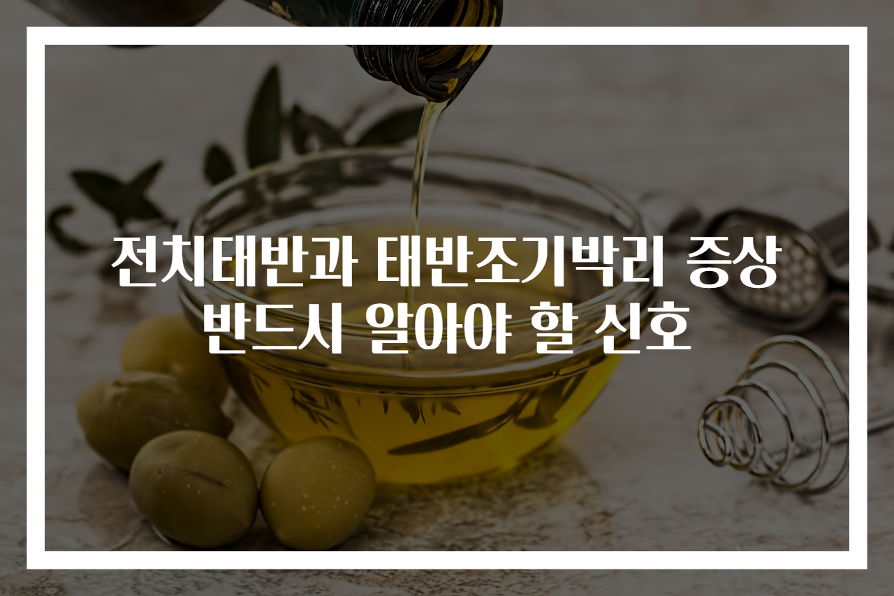 전치태반과 태반조기박리 증상 반드시 알아야 할 신호