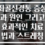 좌골신경통 증상과 원인 그리고 효과적인 치료법과 스트레칭