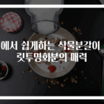 집에서 쉽게하는 식물분갈이 슬릿투명화분의 매력
