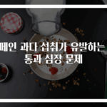 카페인 과다 섭취가 유발하는 두통과 심장 문제
