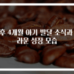 생후 4개월 아기 발달 소식과 놀라운 성장 모습