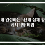 쉽게 완성하는 5단계 잡채 황금레시피와 비법