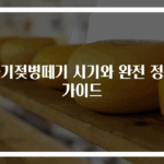 아기젖병떼기 시기와 완전 정복 가이드