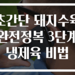 초간단 돼지수육 완전정복 3단계 냉제육 비법
