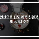 구연산으로 집도 깨끗 친환경 세제 3가지 추천