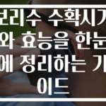 보리수 수확시기와 효능을 한눈에 정리하는 가이드