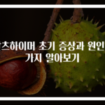 알츠하이머 초기 증상과 원인 3가지 알아보기