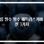 여름 필수 방수 매트리스커버 추천 3가지