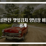 여름반찬 깻잎김치 양념장 비법 공개